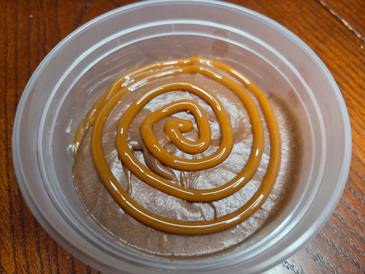 Caramel Brownie Swirl Edible Cookie Dough