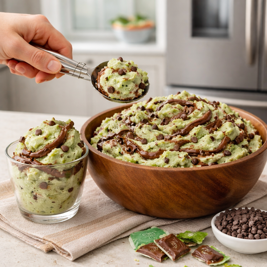 COMING SOON! - Kelly's Famous Edible Cookie Dough - 10oz - Mint Fudge Crunch