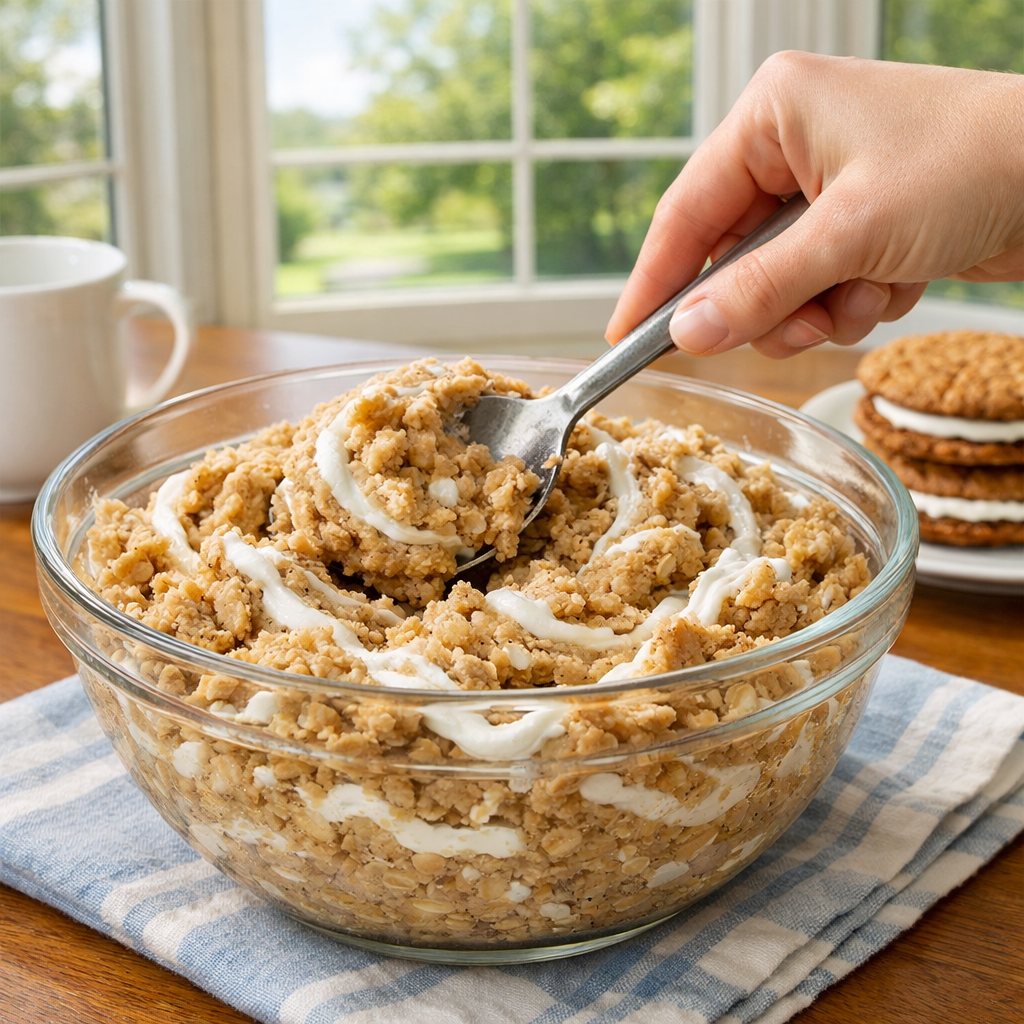 COMING SOON! - Kelly's Famous Edible Cookie Dough - 10oz - Oatmeal Creme Pie