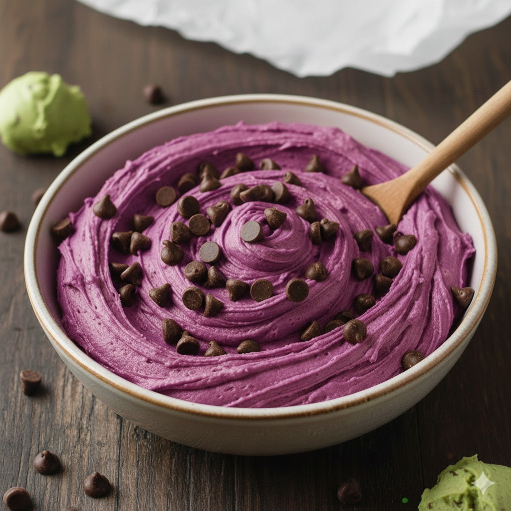 COMING SOON! - Kelly's Famous Edible Cookie Dough - 10oz - Black Raspberry Chip